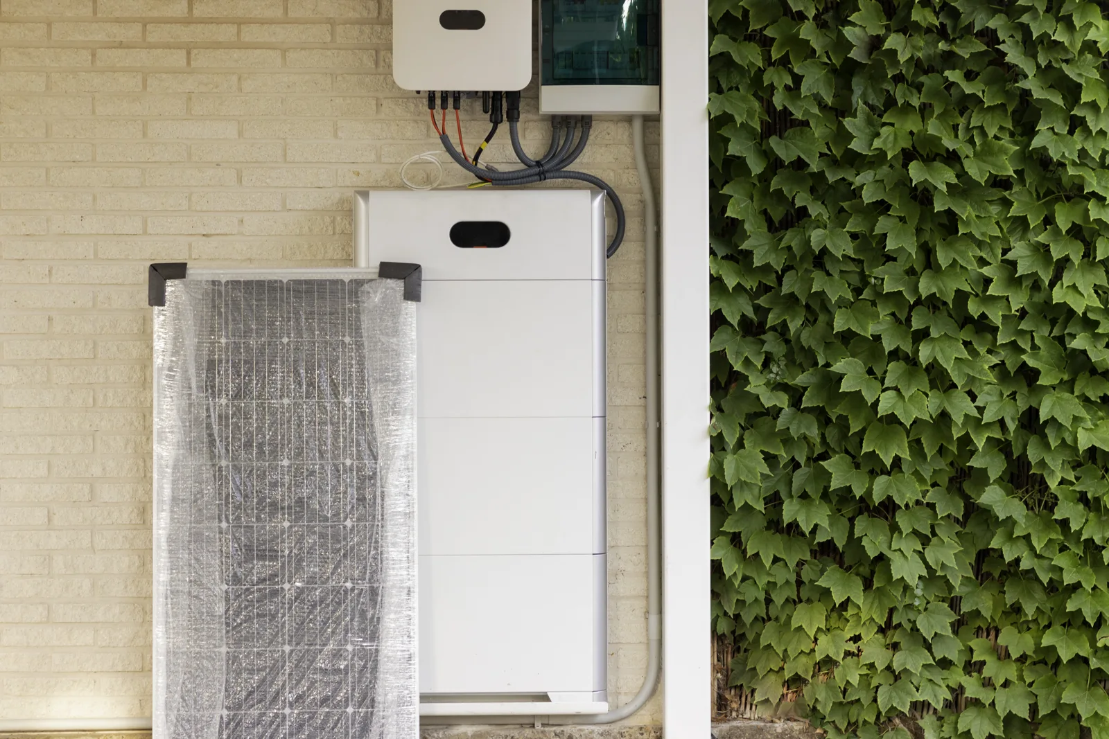 A residential wall-mounted battery system